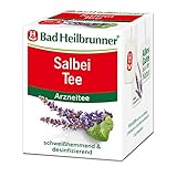 Bad Heilbrunner Salbei Tee im Filterbeutel, 12er Pack (12 x 8 Filterbeutel)