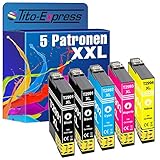 Tito-Express PlatinumSerie 5 Patronen XXL kompatibel mit Epson T2991 - T2994 29XL Expression Home XP-235 XP-245 XP-247 XP-255 XP-257 XP-335 XP-345 XP-355 XP-435 XP-445 XP-455