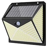 POO Solarwandleuchte Außenleuchte Gartenzaun Terrasse Garage Drahtlose Solarwandleuchte für Garagenstufentreppenzaun Deck