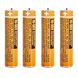 HHR-4DPA NI-MH Akku für schnurlose Panasonic-Telefone 1,2V 700mAh, 4 Stück