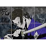 Doppelganger33 LTD Samurai Champloo Jin with Sword Anime Wand Kunst Multi Panel Poster drucken 47x33 Z