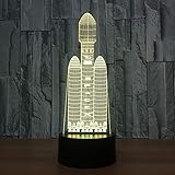 Space Shuttle Color Lights Vision Nachtlichter Kids Touch Table Sleep Nachtlichter Cute Lig
