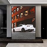 Kingkoil Nissan Skyline Gtr R34 Sport Auto Rennsport Poster Wandkunst Leinwand Poster Modernem Modular Wohnzimmer Schlafzimmer Decoratio 20x30cm Inner_F