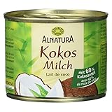 Alnatura Bio Kokosmilch, vegan, 12er Pack (12 x 200 ml)