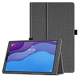 Fintie Hülle für Lenovo Tab M10 HD (2nd Gen) TB-X306F/TB-X306X 10,1', Folio Kunstleder Schutzhülle mit Auto Schlaf/Wach Funktion Stylus Loop für Lenovo M10 HD Plus Smart Tab M10 HD Plus, Denim G