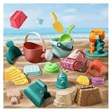 yqs Bausteine Kinder, Kinder Strand Spielzeug Baby Sommer Outdoor Grabging Sand Tool Mit Schaufel Wasser Spiel Spiel Spielzeug Set Sandbox for Jungen Mädchen Geschenke (Color : 19 PCS)