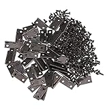 50 Stück Heavy Duty Scharnier Automatische Selbstschließende Federscharniere Metallscharnier for Schmuckschmerzscharniere (Color : A)