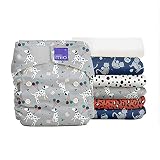 Bambino Mio, miosolo Classic Stoffwindel Set, Flauschige Freunde 2