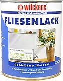 Fliesenlack glänzend Weiß 750