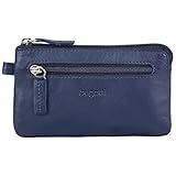 Bugatti Sempre Leder Groß – Schlüsseltasche für Damen und Herren – Schlüsselmäppchen mit Geldfach – Key Pouch Schlüsselbörse Schlüssel Etui, B