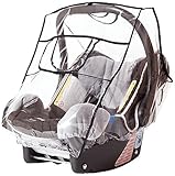 sunnybaby 20022- Universal Regenverdeck, Regenschutz COMFORT PLUS für Babyschale, Baby-Autositz, Babytrageschalen (z.B. Maxi Cosi, Cybex, Römer, Hauck) | Kontaktfenster mit sturmfester Schutzklapp