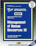 Management of Human Resources III: Passbooks Study Guide (Regents External Degree, Redp-9)