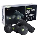 BLACKROLL® BLACKBOX MINI Faszientool-Set - das Original. Die kleinen Selbstmassage-Produkte für die Faszien in schwarz + Übungsk
