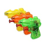 Schramm® 12 Stück Wasserpistole Mini Space Wasserpistolen Wasser Pistole Water Gun Waterg