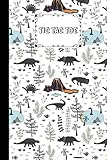 Tic Tac Toe: dinosaur era Tic Tac Toe, Games Fun Activities for Kids / Paper & Pencil Workbook for Games, Smart gifts for Family, 100 Pages, Size 6' x 9'