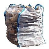 Hochwertiger Holz Big Bag speziell für Brennholz * Holzbag, Woodbag, Hersteller * 100x100x120cm * Holz trocknen + transportieren Direkt vom H