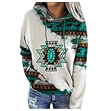 Winterjacke Damen Sale, Hoodie Damen Oversize, Kapuzenjacke Damen Sweatjacke Farbblock Kapuzenpullover Sweatshirt Jacke Hoodie Kapuzenpulli Pullover mit Kapuze Reißverschluss T