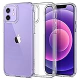 Spigen Ultra Hybrid Kompatibel mit iPhone 12 Hülle und Kompatibel mit iPhone 12 Pro Handyhülle dünn transparent hardcase silikon -Crystal C