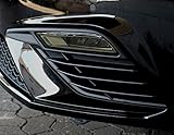 Nebelscheinwerfer Tagfahrleuchten Folien Set Tönungsfolie Aufkleber (Dark Grey, C029 Facelift)