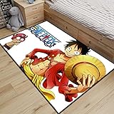One Piece Anime Fußmatte Gummi Türmatte Fußabtreter Fußabstreifer Türvorleger Eingangsmatte Schmutzfangmatte für Innen und Aussen Bunt-Photo_Color_60X90CM