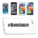 Reifen-Markt Handyhülle kompatibel für iPhone 7 Hashtag #Konstanze im Social Network Design Hardcase Schutzhülle Handy Cover Smart C