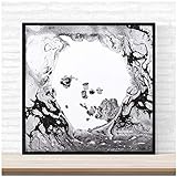 YGWDLON Radiohead A Moon Shaped Pool Musik Album Cover Poster Druck auf Leinwand Wandkunst Wohnkultur Kein Rahmen Dropshipping -60x60cm Kein R