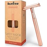 Metall Rasierer Frauen | Rasierhobel Rosegold | Eco Rasierer Frauen | Nassrasierer Damen | Rasierhobel Damen | Zero Waste Rasierer | Einklingen Rasierer | Safety Razor | Double Edge Razor | Bambaw