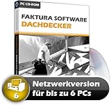 Faktura Software Dachdecker Netzwerkversion für 6 PCs - Rechnungsprog