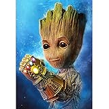 5D Diamond Painting Diamant Malerei Painting Bilder, Wowdecor Alien Groot Magie Full Set Groß DIY Diamant Gemälde Malen Nach Z
