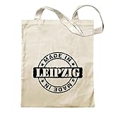 Kiwistar Made in Leipzig rund Tragetasche Baumwolltasche Stoffbeutel Umhängetasche Langer Henk