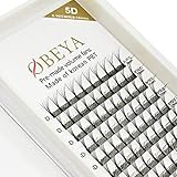 Obeya 5D Premade Volumen Fans C Curl Silk Lashes Stärke 0,10 mm Einzelne Wimpern Länge 9-16mm mix für natürlich und weich Wimpern Ex