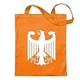 Kiwistar Bundeswappen Deutschland o. Rahmen Tragetasche Baumwolltasche Stoffbeutel Umhängetasche Langer Henk