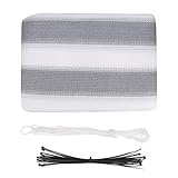 YIHEXUANkeji Balkon-Sichtschutzabdeckung,Polyethylen-Wind-Sonnenschutz-Schattenabdeckung, 0,9 * 5 m Deck Privatzaun,für Garten,Balkon,Terrasse,H