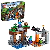 LEGO 21166 Minecraft Die verlassene Mine Bauset, Zombiehöhle mit Figuren: Schleim, Steve und Sp