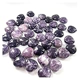 YSJJLRV Edelstein Chakra Steine Hohe Qualität Kristall Natürliche Chevron Amethyst Raue Stein Ornamente Griffstücke zum Spielen mit Energy Stone Love LPS (Color : Chevron Amethyst)