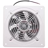 Coltsfoot 220 V Abluftventilator 6 Zoll BelüFtung Abluftventilator HäNgen Wand Montage GeräUscharm Home Bad KüChe Rauchabzug Ventilator EntlüFtung Sauger Weiß