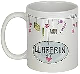 My Sweetheart® Lehrerinnen Geschenk | Moderne PERSONALISIERBARE Tasse | Erinnerung Abschiedsgeschenk