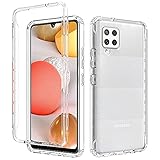 Handyhülle für Samsung Galaxy A42 Hülle,Militärische Rüstung Hülle Handyhülle Unzerbrechlicher 360 Grad Bumper Schutzhülle PC+TPU Case,für Samsung Galaxy A42 mit Schutzfolie Panzerg
