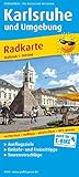 Karlsruhe und Umgebung: Radkarte mit Ausflugszielen, Einkehr- & Freizeittipps, wetterfest, reissfest, abwischbar, GPS-genau. 1:100000 (Radkarte: RK)