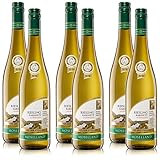 6 Flaschen Moselland Riesling Kabinett, Steillage, halbtrocken (6x 0,75 l) Weisswein M
