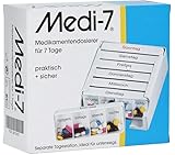 Medi 7 Medikamenten Dosierer für 7 Tag