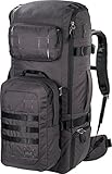Jack Wolfskin Unisex-Erwachsene TRT 85 Pack Jerk Sack de Voyage Reiserucksack, Schwarz (Phantom), One S