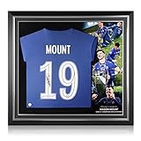 Exclusive Memorabilia Chelsea 2020-21 Trikot signiert von Mason Mount. Premium-R