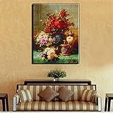 Diamond Painting Blumenlandschaft,DIY 5D Diamond Painting Set,Diamant Painting Bilder für Erwachsene Und Kinder Crystal Strassstein Vollbohrer Kunst Handwerk für Home Wall Décor 30x60cm 12x24