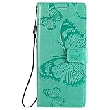 Hülle für Sony Xperia 5 II Hülle Handyhülle [Standfunktion] [Kartenfach] Schutzhülle lederhülle klapphülle für Sony Xperia 5 II - DEKT043188 Grü