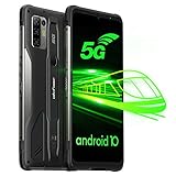 Ulefone Armor 10 5G Smartphones - Android 10 Outdoor Handy ohne Vertrag Octa-Core MediaTek Dimensity 800 Chipsatz 8GB+128GB 6,67 Zoll FHD+ Bildschirm 64MP Hauptkamera Wasserdicht Rugg