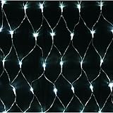 240 er LED Lichternetz Strom für außen Strom Lichtfarbe kaltweiss Kabel transp