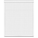 Nematek Fliegengitter Fenster Rollo - Insektenschutz-Rollo mit Rahmen - Moskitonetz Alurahmen Mücken-Gitter Fenstergitter Fliegenschutz (130 x 160 cm, weiß)