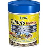 Tetra Tablets TabiMin - Tabletten Fischfutter für alle Bodenfische, z.B. Welse, Schmerlen oder bodengründelnde Barben, 275 Tabletten D