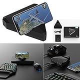 HSKB Game Wireless Adapter Dock für PUBG Mobile | Tastatur & Maus Konverter für Android für iOS Handy Plug & Play Tragbar Adapter für PUBG Mobile/Arena of Valor/Mobile Legends/Knives O